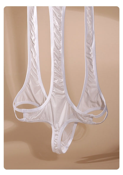 Men's Sheer Ice Silk Bodysuit - AFL 701