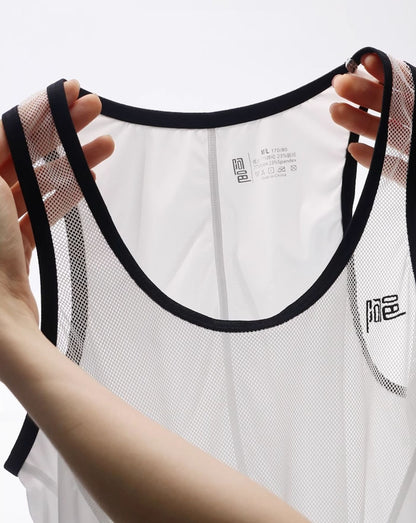 Men’s Sheer Mesh & Satin Ice Silk Bodysuit - AFL 707