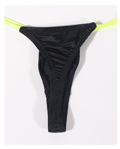 4-Pack Men’s Satin Ice Silk Thongs - AFL 709