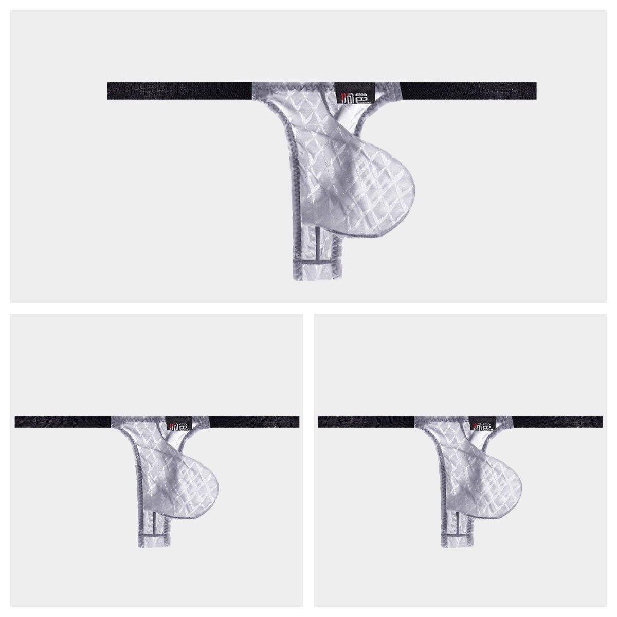 3-Pack Men's Ice Silk Minimal Thong - AFL 2001