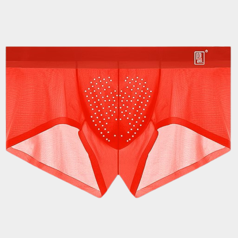 Men's Ice Silk Short Trunks with Breathable Pouch - AFL 1974