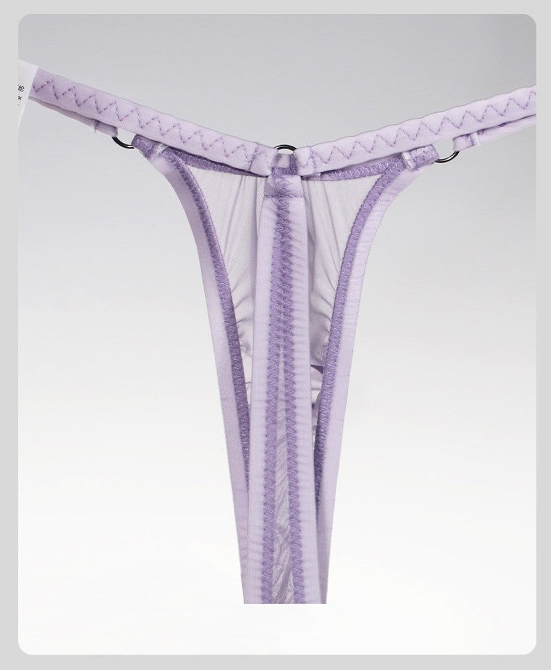 4-Pack Men's Sheer Ice Silk Thongs - AFL 728