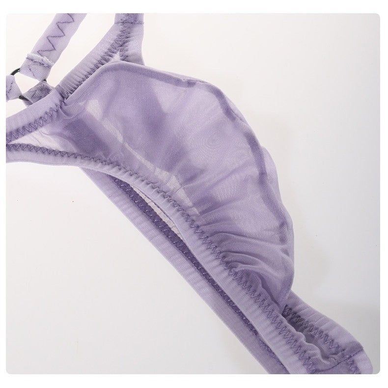 4-Pack Men's Sheer Ice Silk Thongs - AFL 728