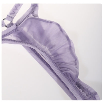 4-Pack Men's Sheer Ice Silk Thongs - AFL 728