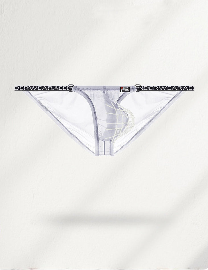 4-Pack Men's Sheer Ice Silk Low-Rise Bikini Briefs - AFL 733