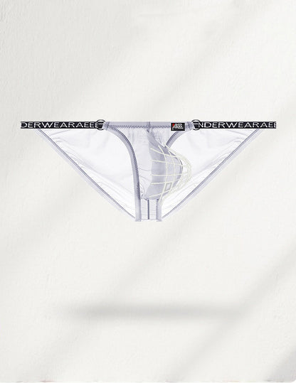 4-Pack Men's Sheer Ice Silk Low-Rise Bikini Briefs - AFL 733