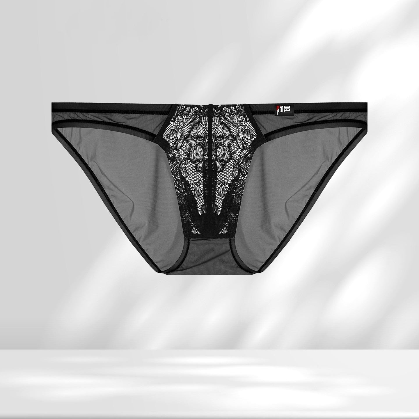 4-Pack Men’s Ice Silk Briefs with Soft Lace Pouch - AFL 741