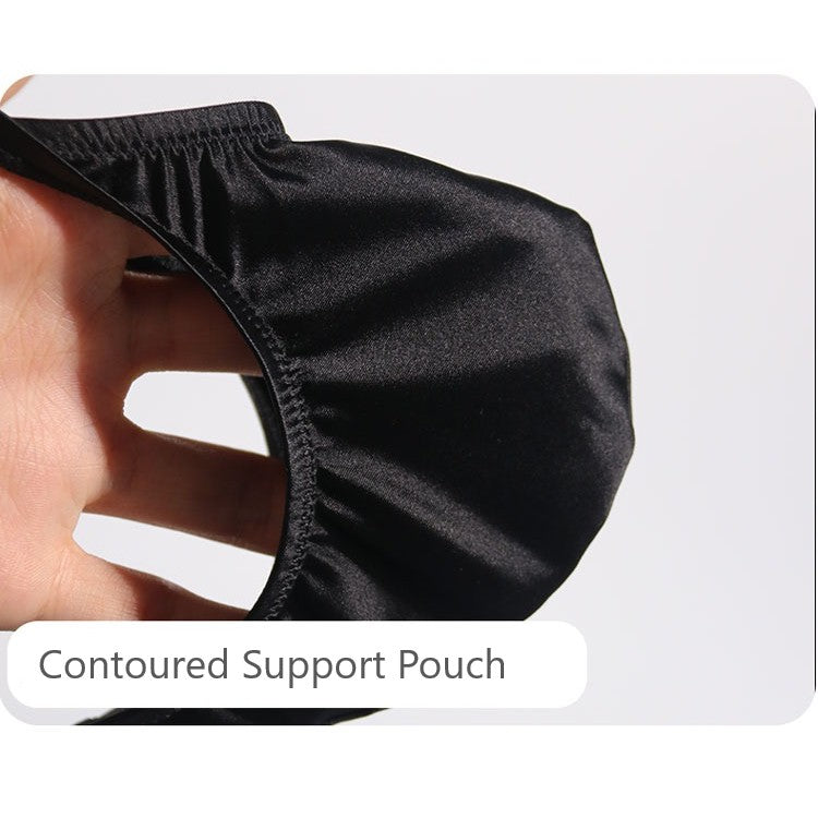 4-Pack Men’s Satin Ice-Silk Thongs - AFL 747