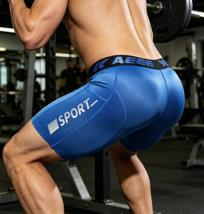 3-Pack Men's Satin Ice Silk Boxer Briefs & Athletic Shorts - AFL 750