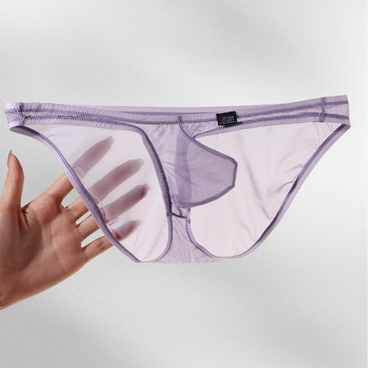 4-Pack Men's Super Low-Rise Sheer Ice Silk Briefs - AFL 751