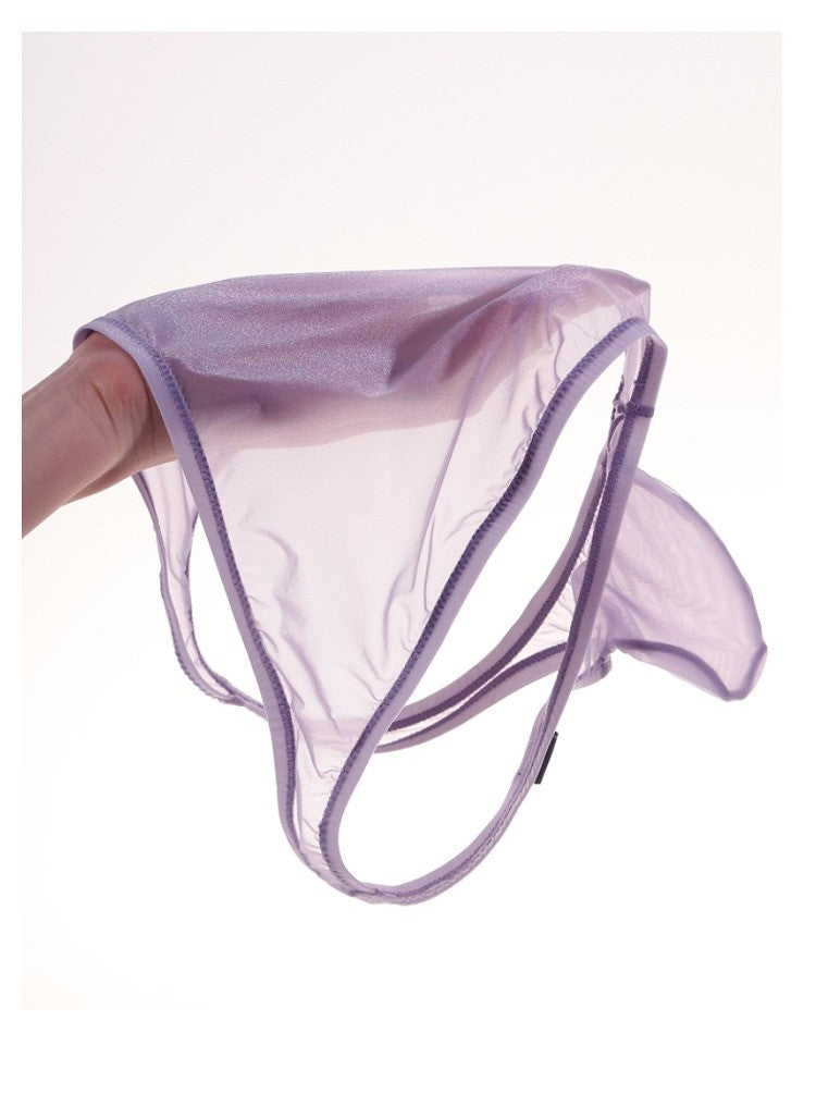 4-Pack Men's Super Low-Rise Sheer Ice Silk Briefs - AFL 751