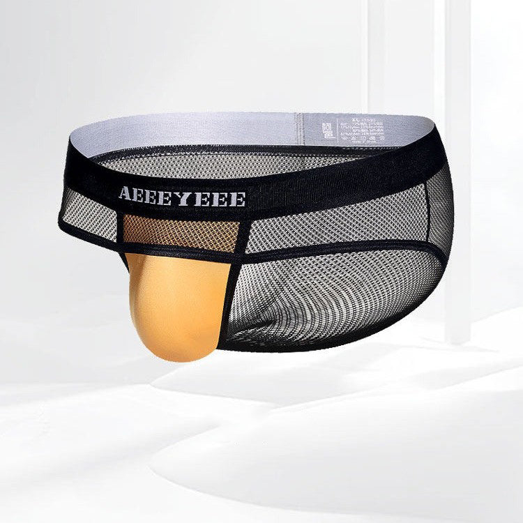 4-Pack Men's Mesh Briefs with Ice Silk Pouch - AFL 769