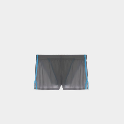 Men's Ice Silk Dual-Layer Brief Shorts - AFL 814
