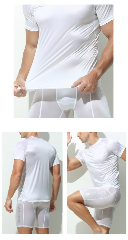 Men’s Satin Ice Silk Performance T-Shirt - AFL 775
