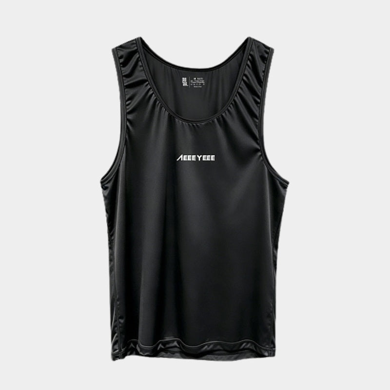 Men's Satin Ice Silk Athletic Tank Top - AFL 777 - 780