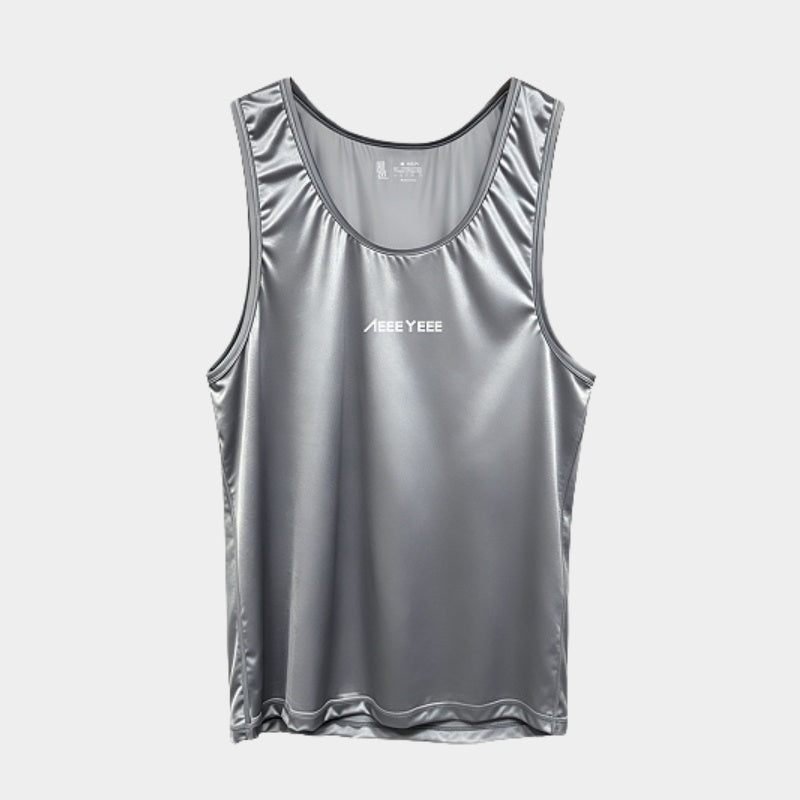 Men's Satin Ice Silk Athletic Tank Top - AFL 777 - 780
