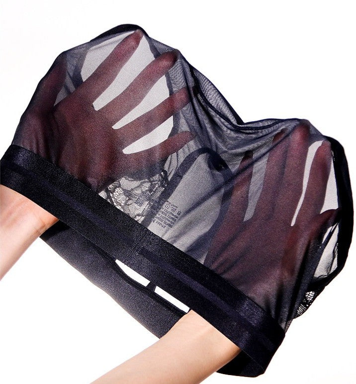 4-Pack Men's Sheer Ice Silk & Lace Short Trunks - AFL 782