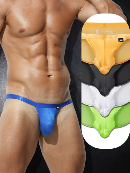 4-Pack Men’s Satin Ice-Silk Hi-Cut Briefs - AFL 784