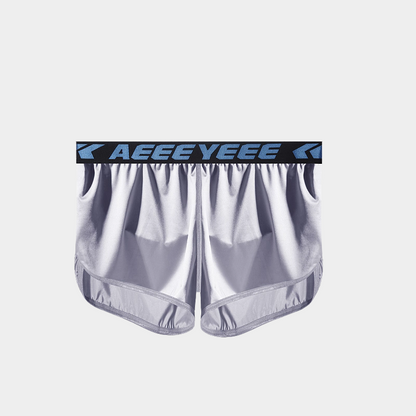 Men’s Satin Ice Silk 2-in-1 Shorts - AFL 708