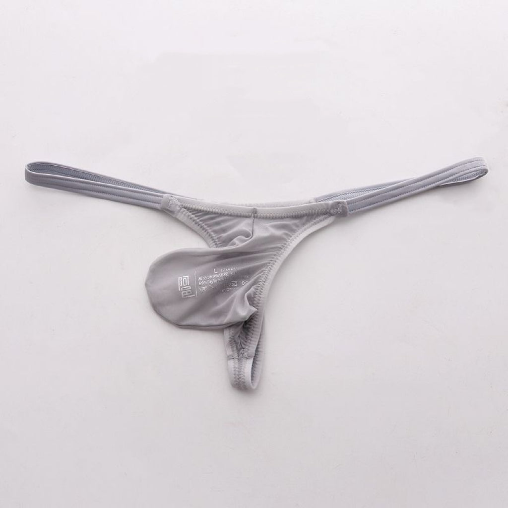 4-Pack Men's Sheer Ice Silk Thongs - AFL 861
