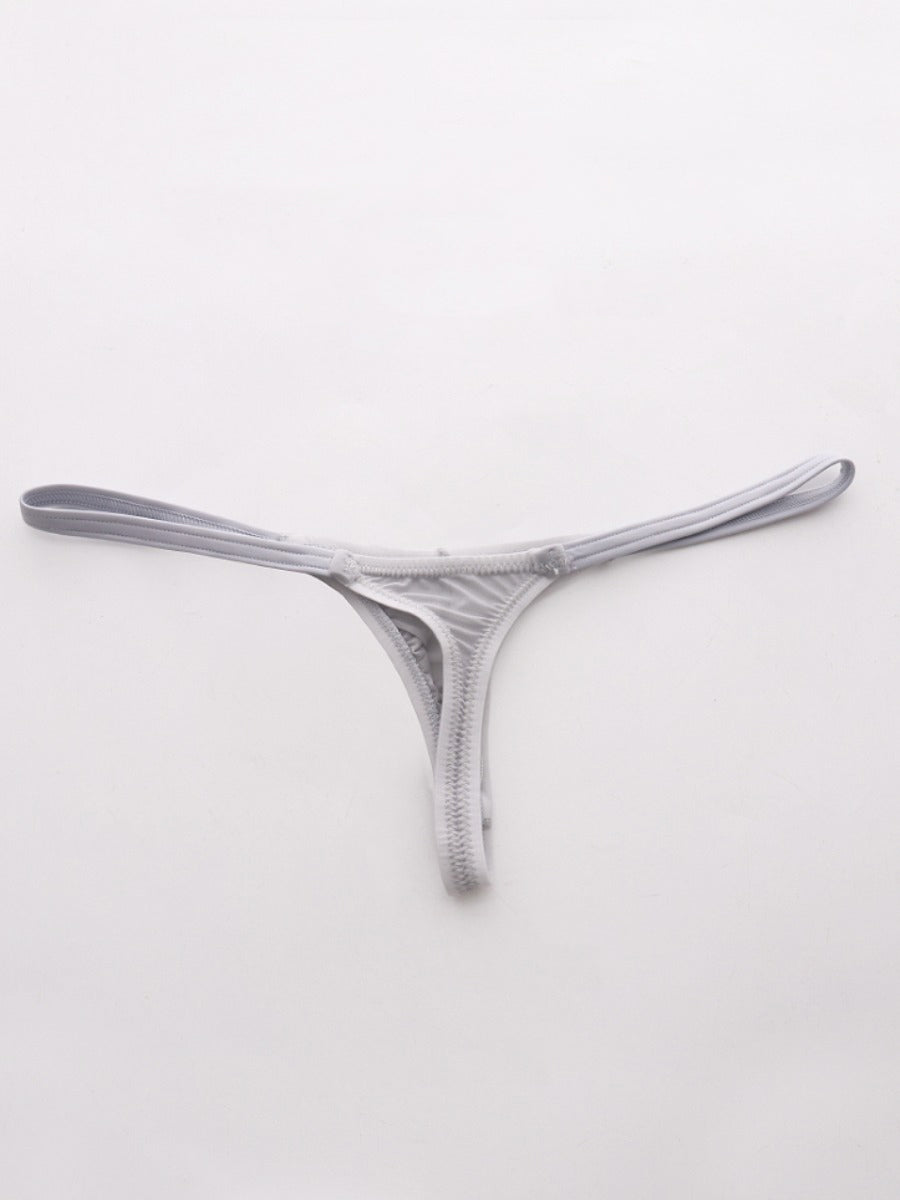 4-Pack Men's Sheer Ice Silk Thongs - AFL 861