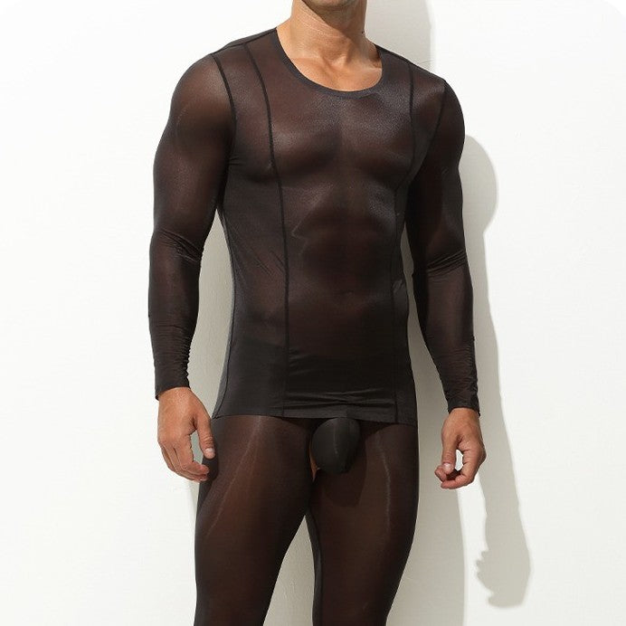 Men’s Ultra-Sheer Ice Silk Long Sleeve Base Layer - AFL 870