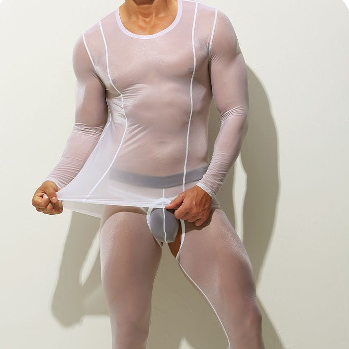 Men’s Ultra-Sheer Ice Silk Long Sleeve Base Layer - AFL 870