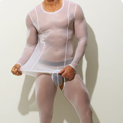 Men’s Ultra-Sheer Ice Silk Long Sleeve Base Layer - AFL 870