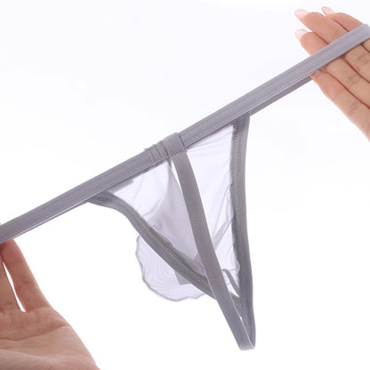 3-Pack Men’s Ultra-Thin Ice Silk G-String Thongs - AFL 871