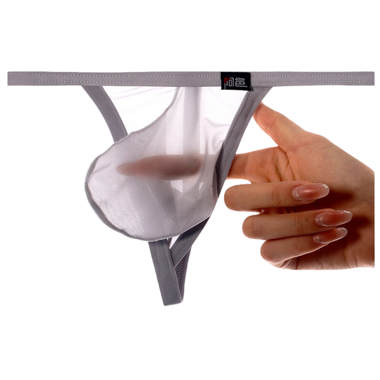 3-Pack Men’s Ultra-Thin Ice Silk G-String Thongs - AFL 871