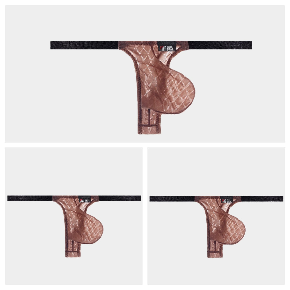 3-Pack Men's Ice Silk Minimal Thong - AFL 2001