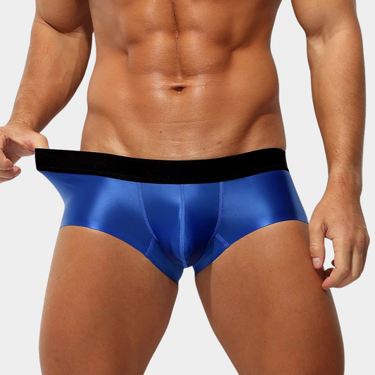 4-Pack Men's Satin Short Trunks -AFL 876