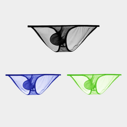 3-Pack Men's Sheer Ice Silk Micro Briefs - AFL 860