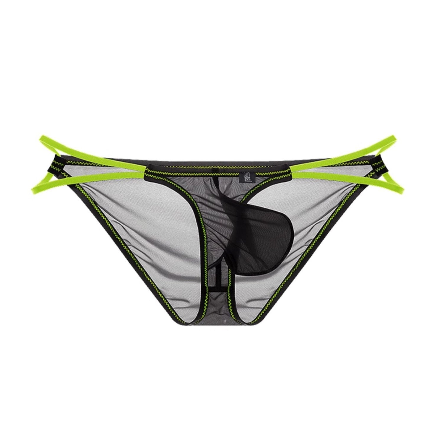 4-Pack Men's Ultra-Thin Ice Silk Briefs with Dual Elastic Side Straps - AFL 891