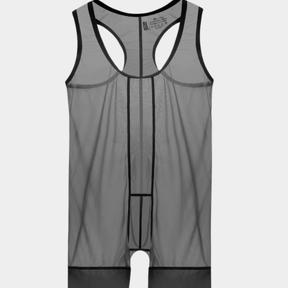 Men's Sheer Ice Silk Bodysuit - AFL 895