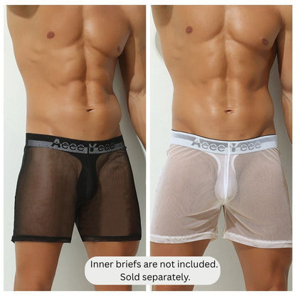2-Pack Men's Ultra Sheer Mesh Boxer Briefs - AFL 897