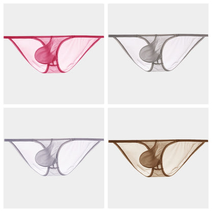 4-Pack Men's Sheer Ice Silk Micro Briefs - AFL 860