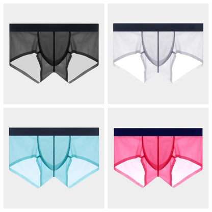 4-Pack Men's Sheer Ice Silk Short Trunks - AFL 826