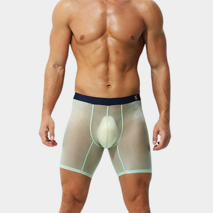 Men's Sheer Ice Silk Boxer Briefs - AFL 829