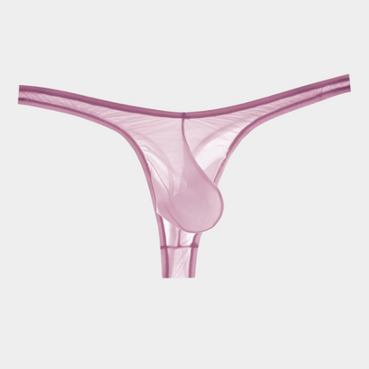 Men's Sheer Ice Silk Thongs - AFL 828