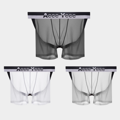 Men’s Ultra-Thin Ice Silk Open-Back Boxer Briefs - AFL 851