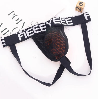 Men's Ice Silk Hybrid Thong-Back Jockstrap - AFL 1988