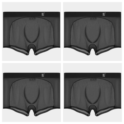 4 -Pack Men's Sheer Power Mesh & Ice Silk Trunks - AFL 1979