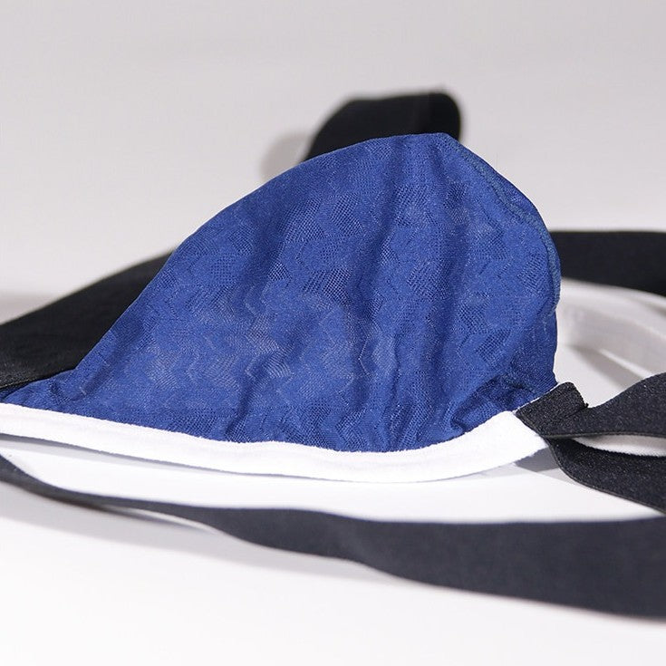 4-Pack Men’s Jacquard Ice Silk Jockstrap with T-Back - AFL 2008