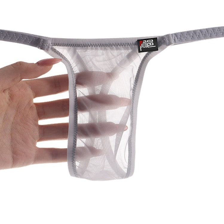 AFL 732 - 4-Pack Men's Sheer Ice Silk Thongs with Seamless No-Chafe Pouch