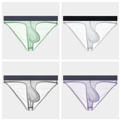 4-Pack Men's Sheer Ice Silk Briefs - AFL 835