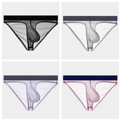 4-Pack Men's Sheer Ice Silk Briefs - AFL 835
