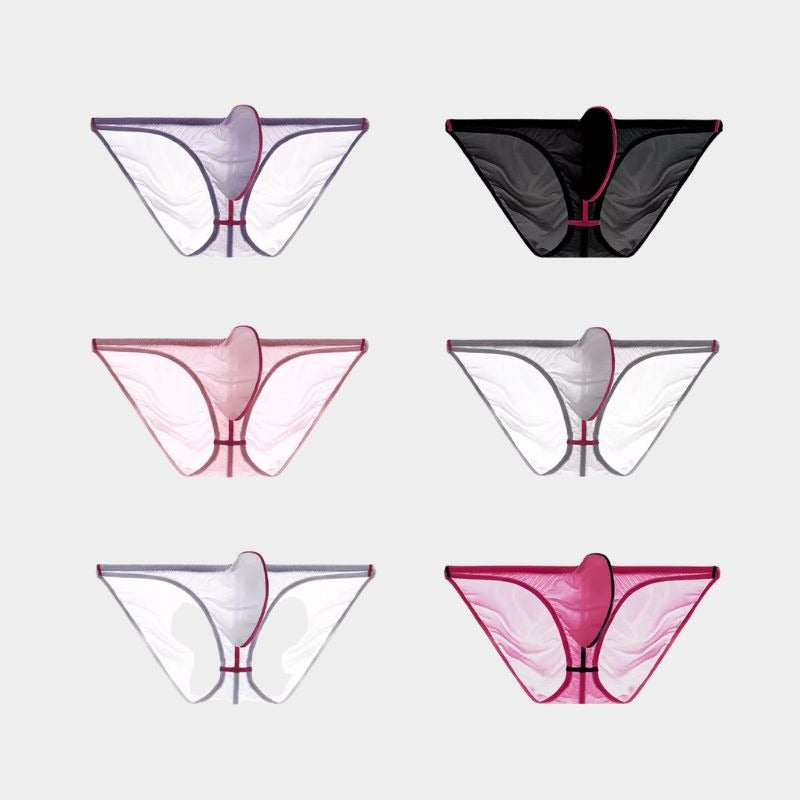 4- Pack AFL 838 - Men's Lightweight Ice Silk Briefs