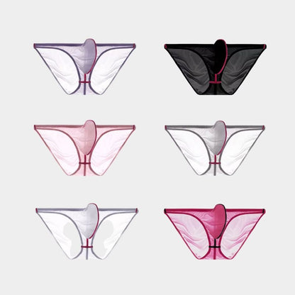 4-Pack Men's Sheer Ice Silk Briefs - AFL 838