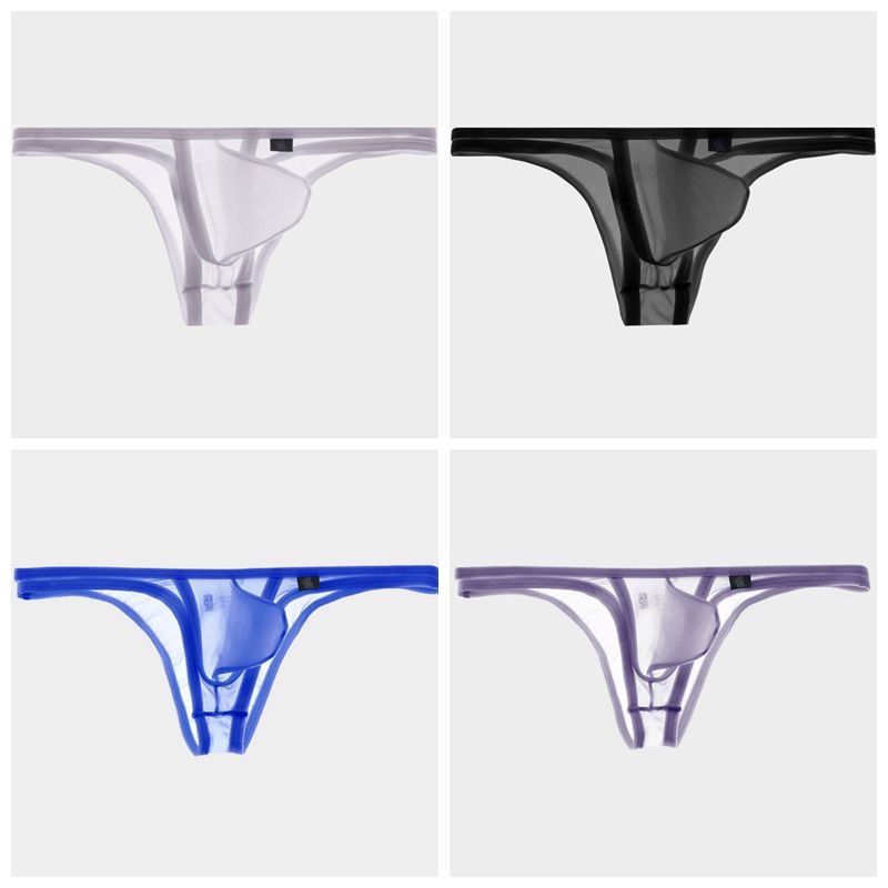 4-Pack Men's Sheer Ice Silk Micro Briefs - AFL 856